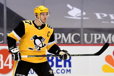 Sidney Crosby #87 of the Pittsburgh Penguins. (Photo by Emilee Chinn/Getty Images)