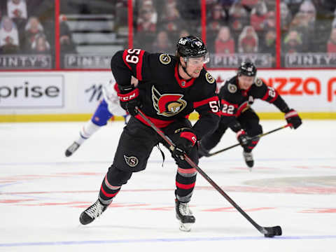 Alex Formenton #59 of the Ottawa Senators (Photo by Matt Zambonin/Freestyle Photography/Getty Images)