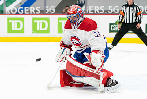 VANCOUVER, BC – MARCH 08: Goalie Carey Price Montreal Canadiens (Photo by Rich Lam/Getty Images)