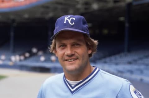 8/12/1980: Close-up of George Brett, Kansas City Royals’ third baseman.