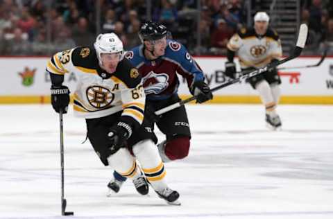 DENVER, CO – OCTOBER 11: Brad Marchand