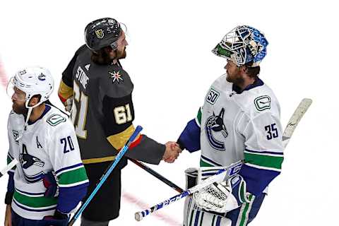 Thatcher Demko, Vancouver Canucks (Photo by Bruce Bennett/Getty Images)