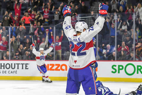 LAVAL, QC, CANADA – NOVEMBER 3: Laval Rocket Montreal Canadiens (Photo by Stephane Dube /Getty Images)