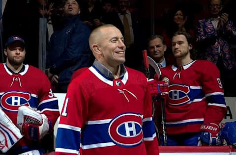 Canadiens honour Georges St-Pierre before game vs. Flyers - Sportsnet.ca