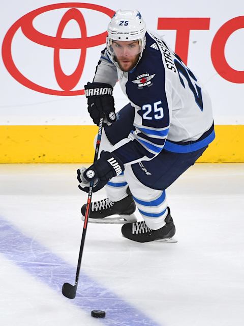 Winnipeg Jets, Paul Stastny #25, (Mandatory Credit: Stephen R. Sylvanie-USA TODAY Sports)