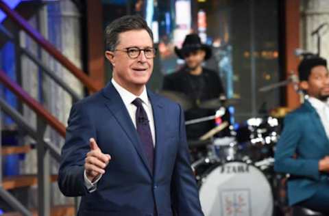 NEW YORK – JUNE 27: The Late Show with Stephen Colbert during Thursday’s June 27, 2019 show. (Photo by Scott Kowalchyk/CBS via Getty Images)