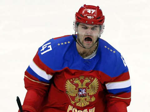 Russian Forward Alexander Radulov. Mandatory Photo Credit Photo: Winslow Townson, USA TODAY Sports