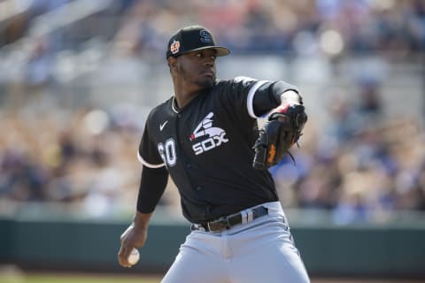 Reliever Gregory Santos.  Mark J. Rebilas-USA TODAY Sports