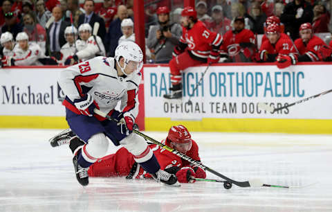 RALEIGH, NC – MARCH 28:  (Photo by Gregg Forwerck/NHLI via Getty Images)