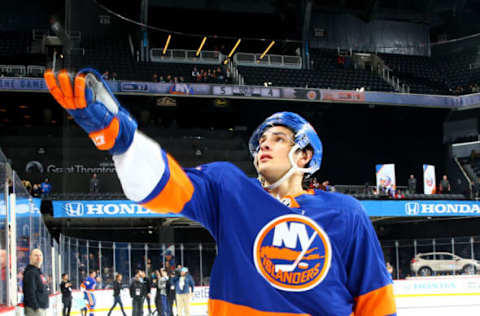 NEW YORK, NY – APRIL 03: Mathew Barzal