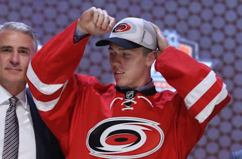 Haydn Fleury, Carolina Hurricanes (Photo by Bruce Bennett/Getty Images)