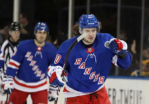 Artemi Panarin #10 of the New York Rangers (Photo by Bruce Bennett/Getty Images)