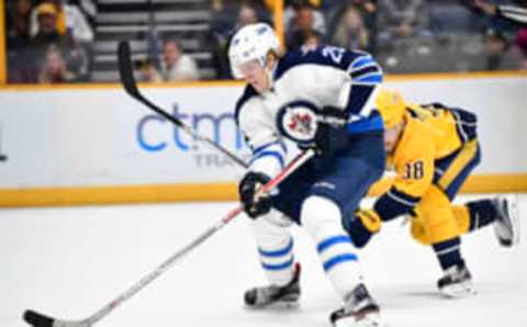 Mar 13, 2017: Jets right-wing Patrik Laine (29) (Christopher Hanewinckel-USA TODAY Sports)