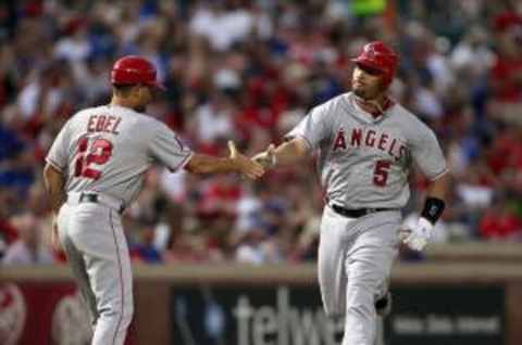 Albert decided it was time to hit the ball over the fence at will on Tuesday. Mandatory Credit: Tim Heitman-US PRESSWIRE