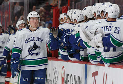 OTTAWA, ON – OCTOBER 17: Brock Boeser