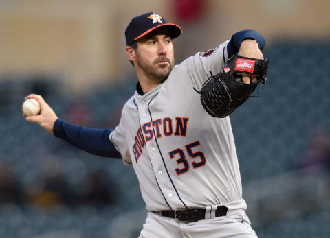 MINNEAPOLIS, MN – APRIL 9: Justin Verlander