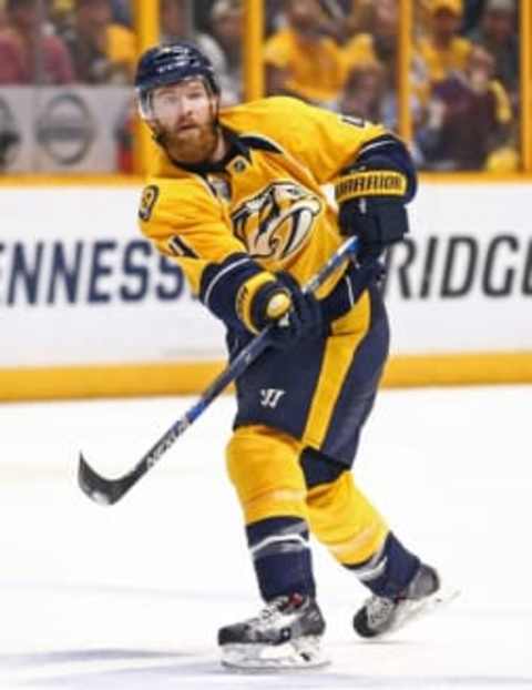 Nashville Predators defenseman Ryan Ellis (4) . Mandatory Credit: Aaron Doster-USA TODAY Sports