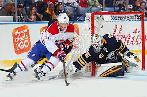 BUFFALO, NY – OCTOBER 9:  Joel Armia Montreal Canadiens (Photo by Sara Schmidle/NHLI via Getty Images)