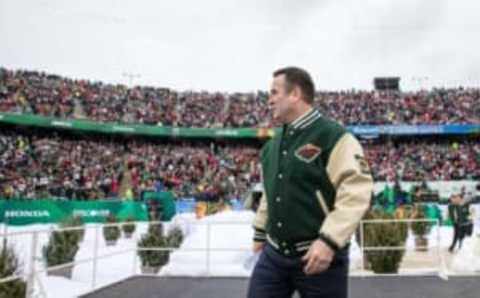 Feb 21, 2016; Minneapolis, MN, USA; Minnesota Wild interim head coach John Torchetti during a Stadium Series hockey game at TCF Bank Stadium. The Minnesota Wild defeated the Chicago Blackhawks 6-1. Mandatory Credit: Brace Hemmelgarn-USA TODAY Sports