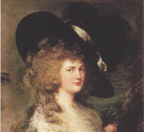 Portrait of woman wearing hat.