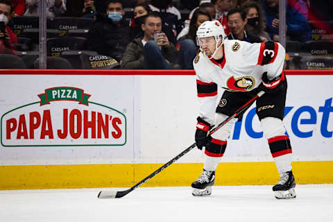 Josh Brown #3 of the Ottawa Senators (Photo by Scott Taetsch/Getty Images)