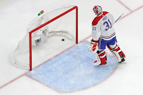 Carey Price #31 of the Montreal Canadiens. (Photo by Mike Carlson/Getty Images)