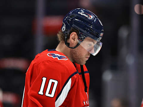 Daniel Sprong, Washington Capitals (Photo by Elsa/Getty Images)