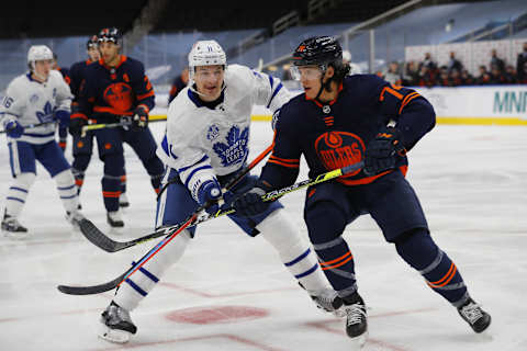 Edmonton Oilers defenseman Ethan Bear (74). Mandatory Credit: Perry Nelson-USA TODAY Sports