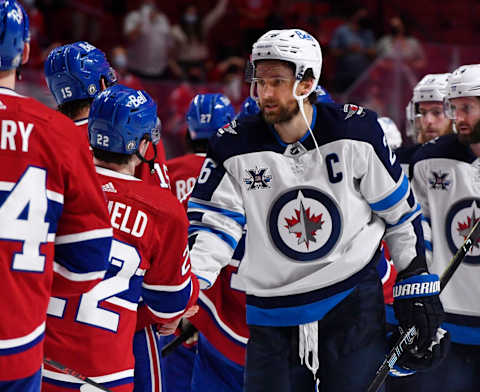 Winnipeg Jets, Blake Wheeler (26) Mandatory Credit: Eric Bolte-USA TODAY Sports