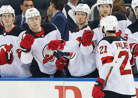 New Jersey Devils right wing Kyle Palmieri (21): Andy Marlin-USA TODAY Sports