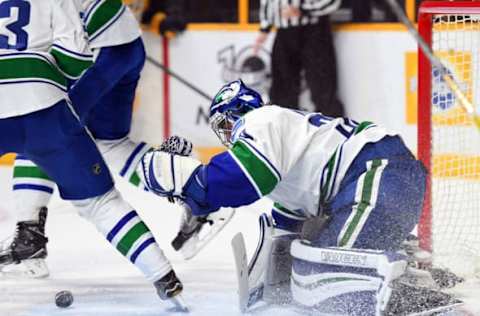 NHL: Vancouver Canucks at Nashville Predators