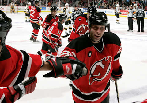 Grant Marshall #29 of the New Jersey Devils. (Photo by Jim McIsaac/Getty Images)