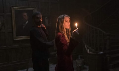 Brit Marling and Kingsley Ben-Adir in 'The OA: Part II'