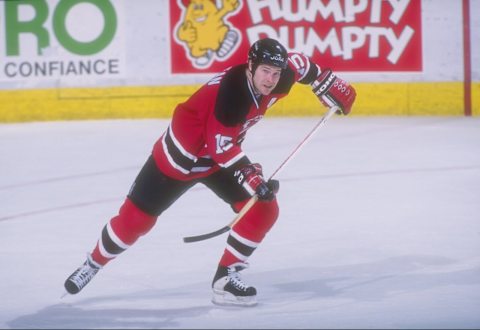 John MacLean of the New Jersey Devils: (Robert Laberge /Allsport)