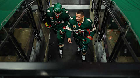 Matt Dumba #24 of the Minnesota Wild. (Photo by Harrison Barden/Getty Images)