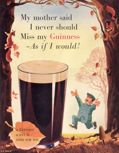 Guinness is an inseparable part of the modern St. Patrick's Day tradition.