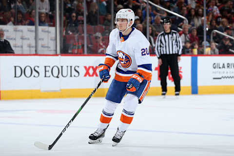 Kieffer Bellows #20 of the New York Islanders (Photo by Christian Petersen/Getty Images)