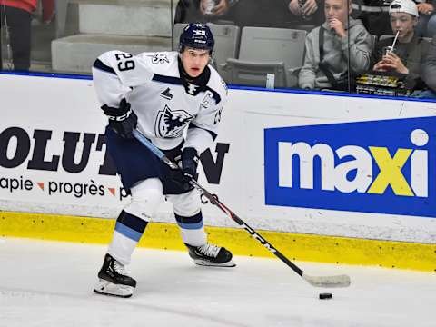 Samuel Poulin #29 of the Sherbrooke Phoenix. (Photo by Minas Panagiotakis/Getty Images)