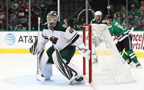 Devan Dubnyk #40 of the Minnesota Wild. (Photo by Ronald Martinez/Getty Images)