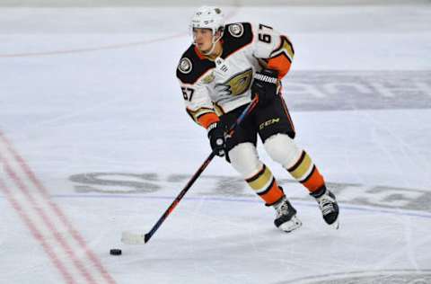 PHILADELPHIA, PA – FEBRUARY 09: Anaheim Ducks left wing Rickard Rakell (67) in action during the NHL hockey game between the Anaheim Ducks and the Philadelphia Flyers on February 09, 2019 at the Wells Fargo Center in Philadlephia PA. (Photo by Gavin Baker/Icon Sportswire via Getty Images)