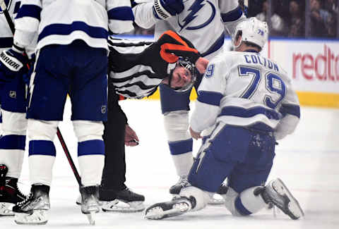 May 2, 2022; Toronto, Ontario, CAN; Tampa Bay Lightning forward Ross Colton (79) Mandatory Credit: Dan Hamilton-USA TODAY Sports