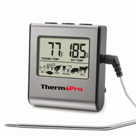 ThermoPro TP-16 Digital Thermometer with Stainless Steel Probe