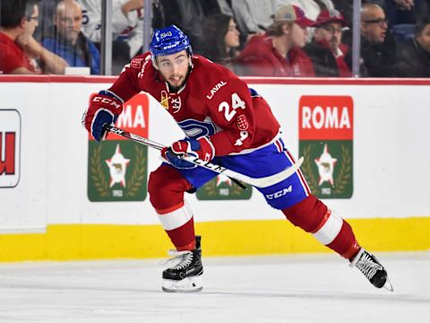 Daniel Audette #24 of the Laval Rocket (Photo by Minas Panagiotakis/Getty Images)