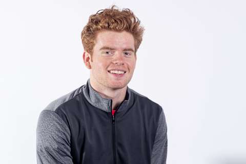 BUFFALO, NY – MAY 30: Cam York poses for a portrait at the 2019 NHL Scouting Combine on May 30, 2019 at the HarborCenter in Buffalo, New York. (Photo by Chase Agnello-Dean/NHLI via Getty Images)