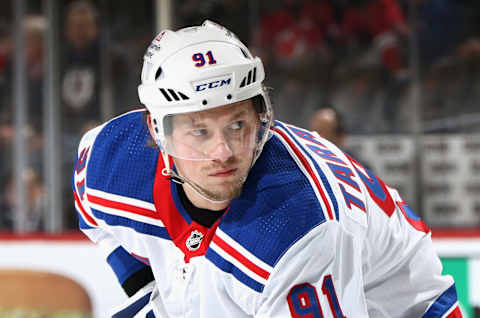 Vladimir Tarasenko #91 of the New York Rangers (Photo by Bruce Bennett/Getty Images)