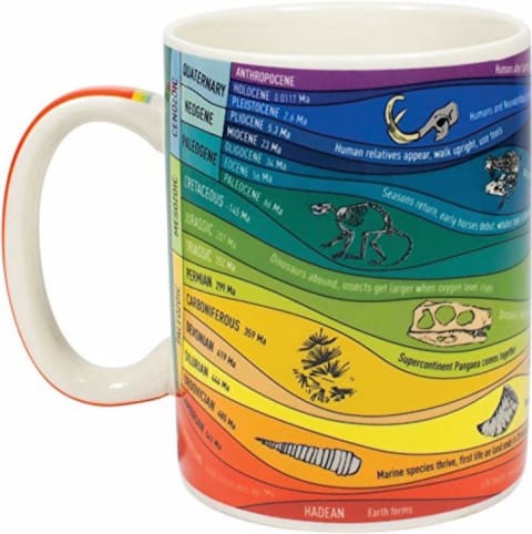 Unemployed Philosopher's Guild geologic mug.