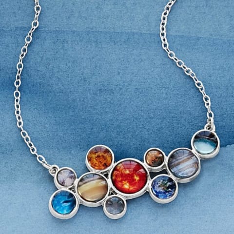 Solar System necklace.