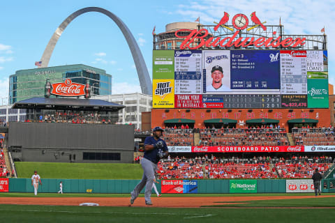 ST. LOUIS, MO – OCTOBER 1: Jesus Aguilar