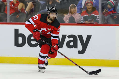 New Jersey Devils left wing Tomas Tatar (90): Ed Mulholland-USA TODAY Sports