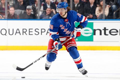 Artemi Panarin #10 of the New York Rangers